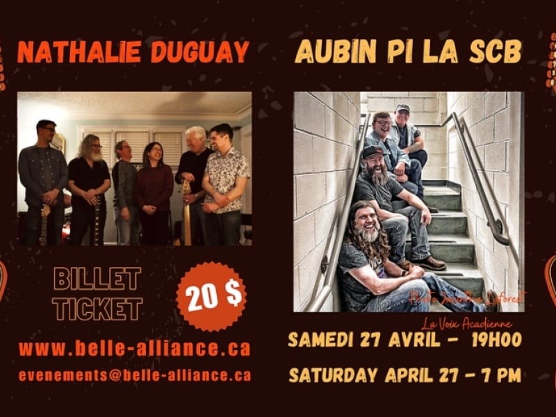 Electrifying Concert: Nathalie Duguay et Aubin PI LA SCB