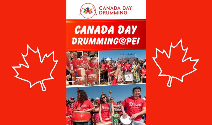 Canada Day Drumming at Victoria Park