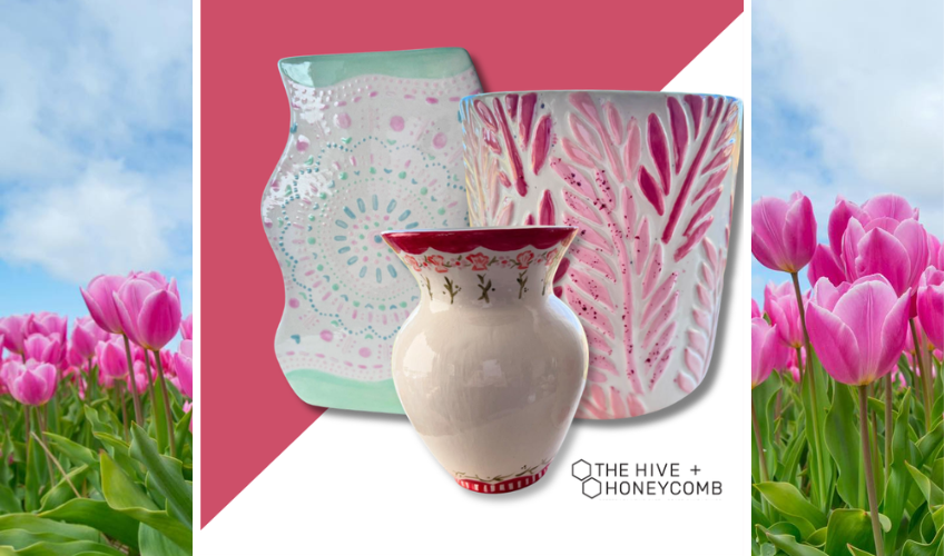 Paint a Vase w/ Hive & Honeycomb