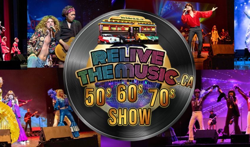 Relive the Music 50s, 60s, 70s Show