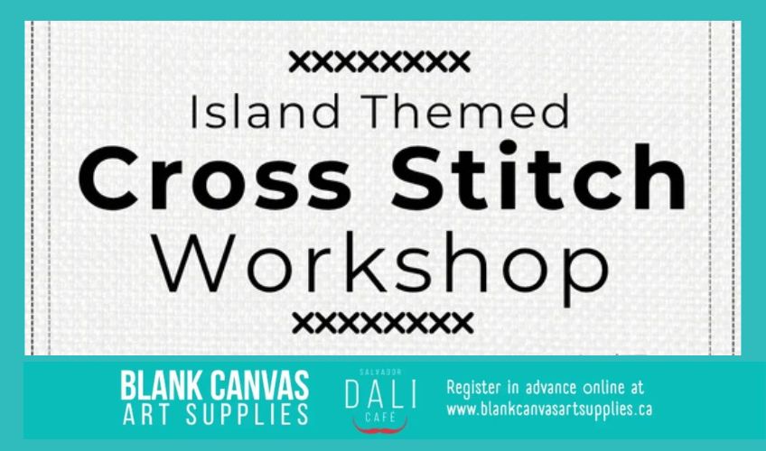 Island-Themed Cross Stitch Workshop - August 23