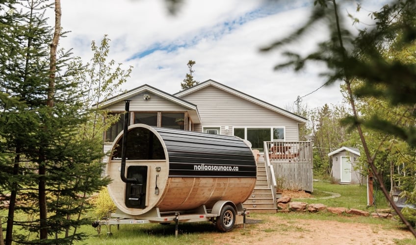 Exterior view of Nollaa Sauna