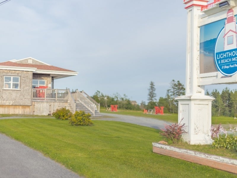 Lighthouse and Beach Motel