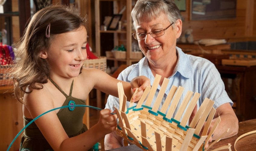 Weaving with Wood