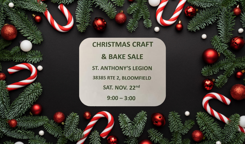 Christmas Craft and Bake Sale