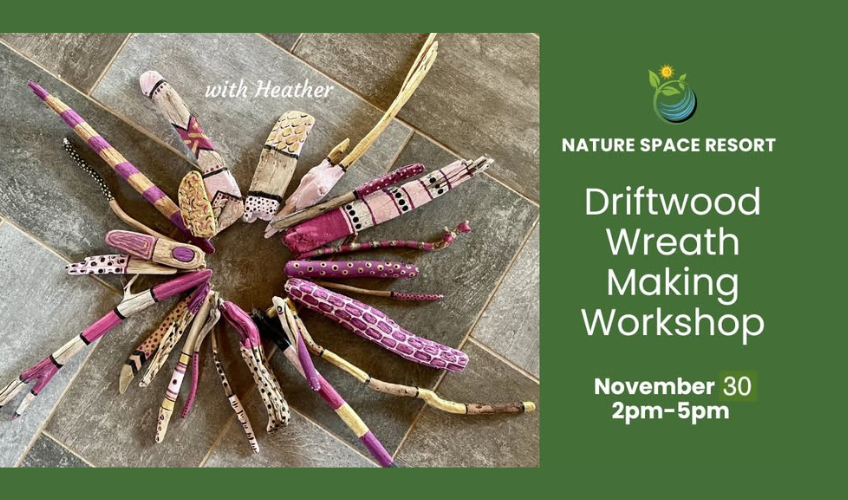 Festive Driftwood Wreath Making Workshop