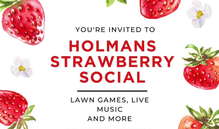 Holman's Strawberry Social Holman's Strawberry Social