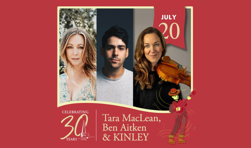Tara MacLean with Kinley and Ben Aitken Tara MacLean with Kinley and Ben Aitken
