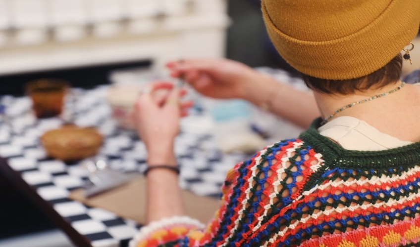 Macrame Snowflake Ornaments