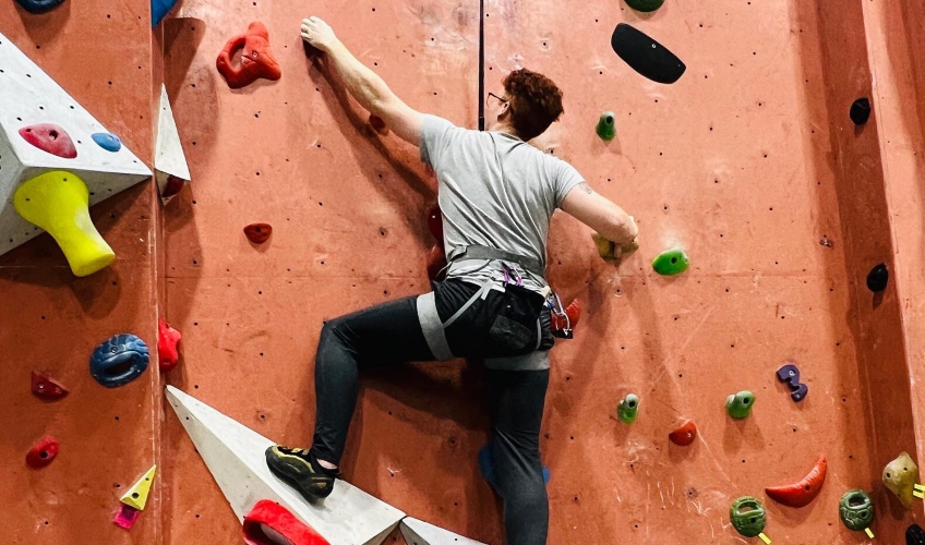 Red Rock Climbing Wall