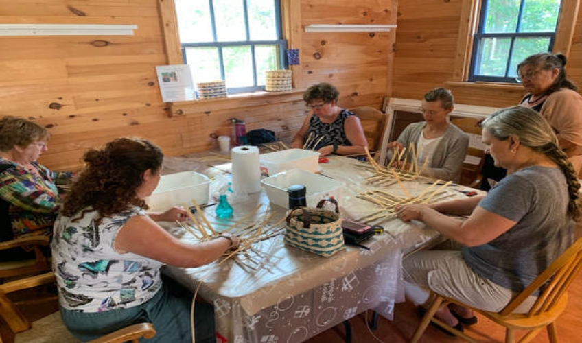 Tuesday Basket Weaving -August 12