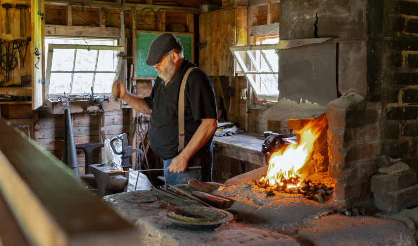 Forge on the Farm: The Blacksmith Experience Forge on the Farm: The Blacksmith Experience