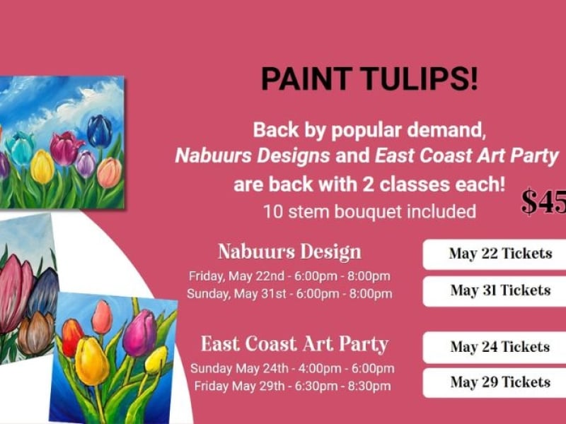 Paint Night at Belfast Tulips - May 22
