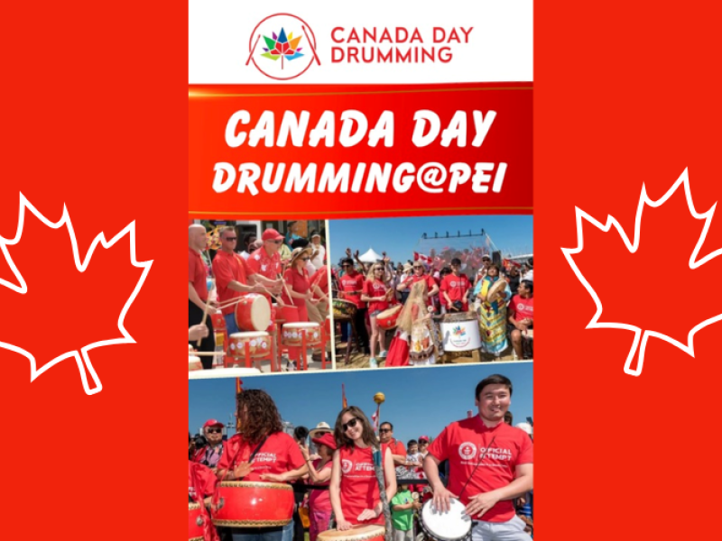 Canada Day Drumming at Victoria Park