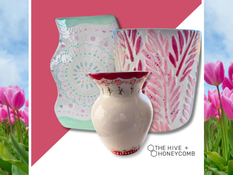 Paint a Vase w/ Hive & Honeycomb