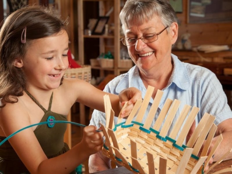 Weaving with Wood