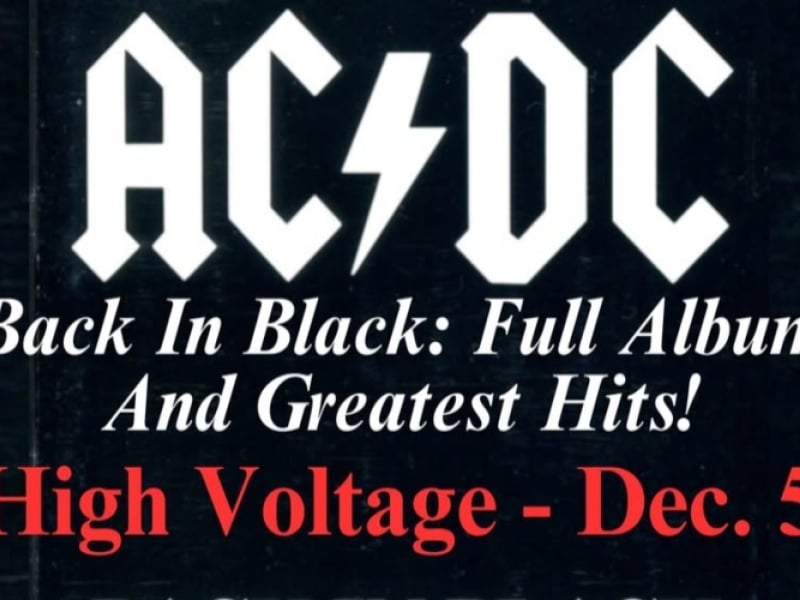 AC/DC Back In Black: Full Album and Greatest Hits Featuring High Voltage