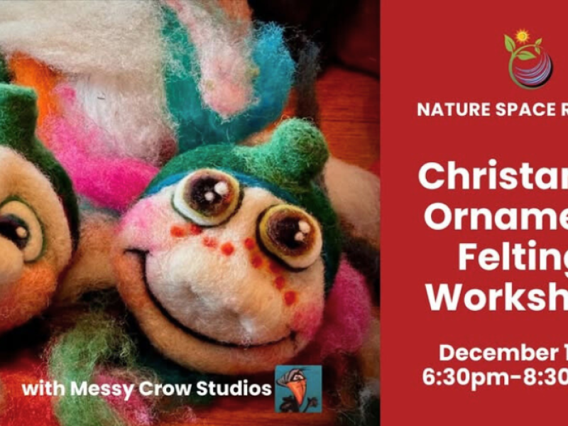 Felted Christmas Ornament Workshop