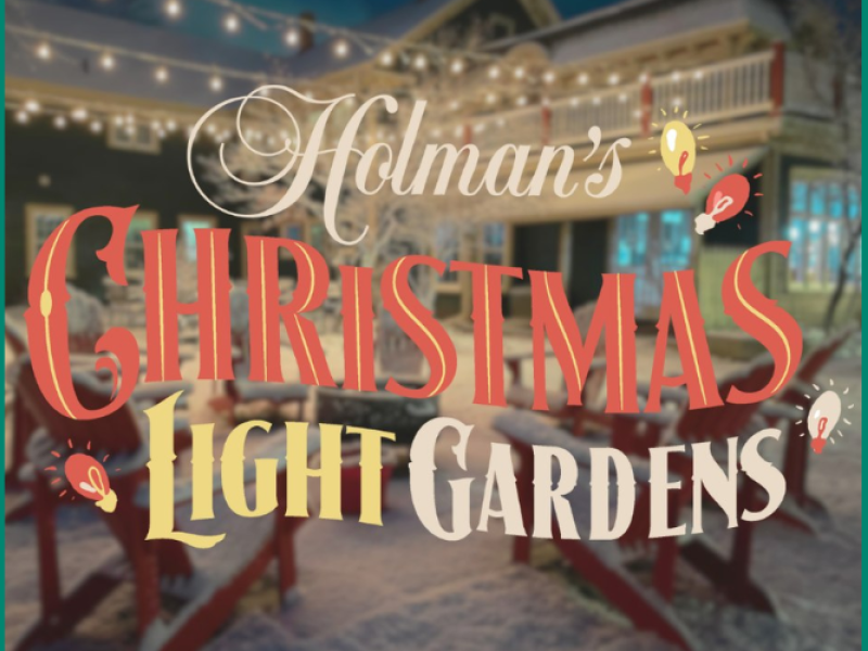 Holman's Christmas Light Gardens Opening