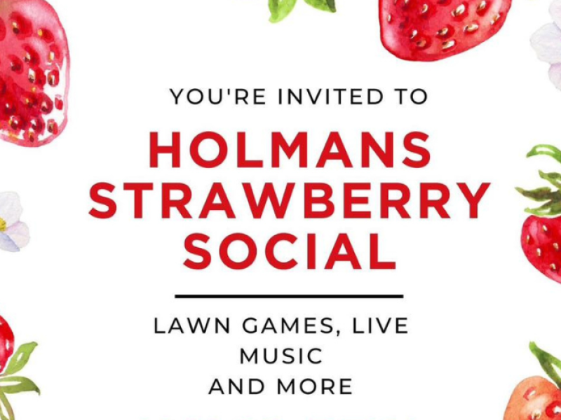 Holman's Strawberry Social