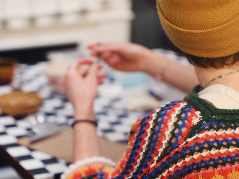 Macrame Snowflake Ornaments