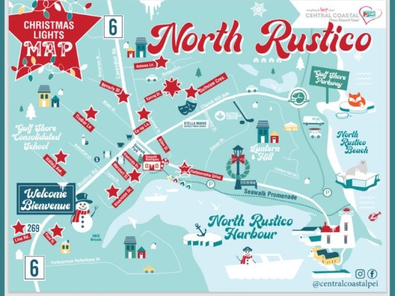 Christmas Lights of North Rustico