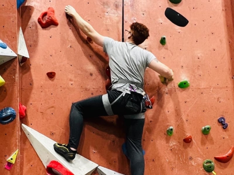 Red Rock Climbing Wall