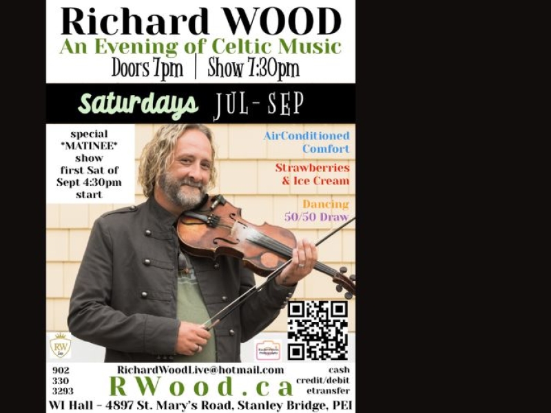 Richard WOOD Live! An Evening of Celtic Music - July 26