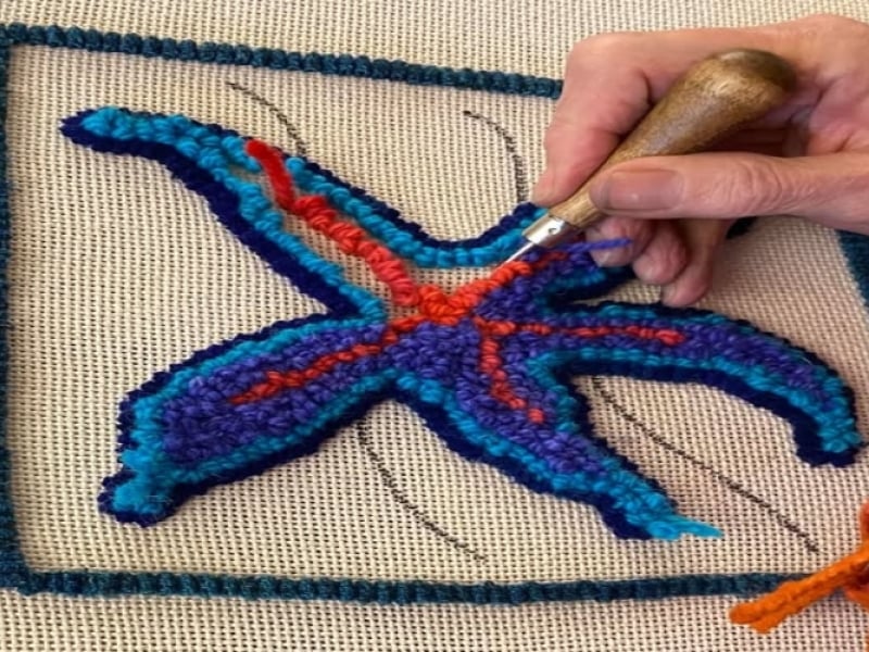 Beginner Rug Hooking Course: Funky Starfish
