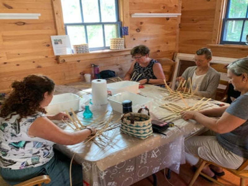 Tuesday Basket Weaving -August 12