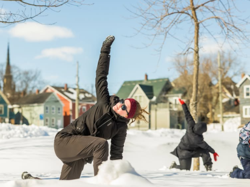 Snow yoga - March 22