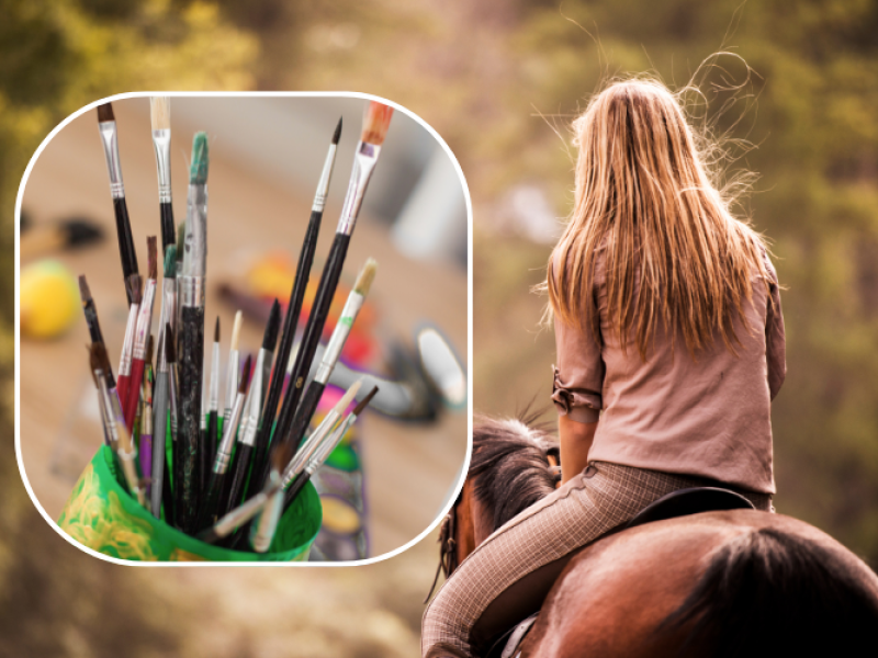 Ride and Paint Night at Venture Stables