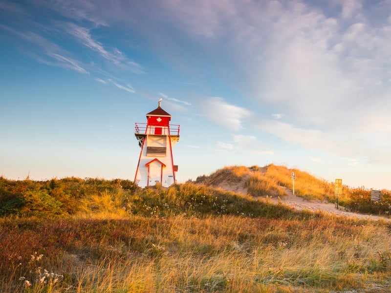 Covehead Lighthouse Fall