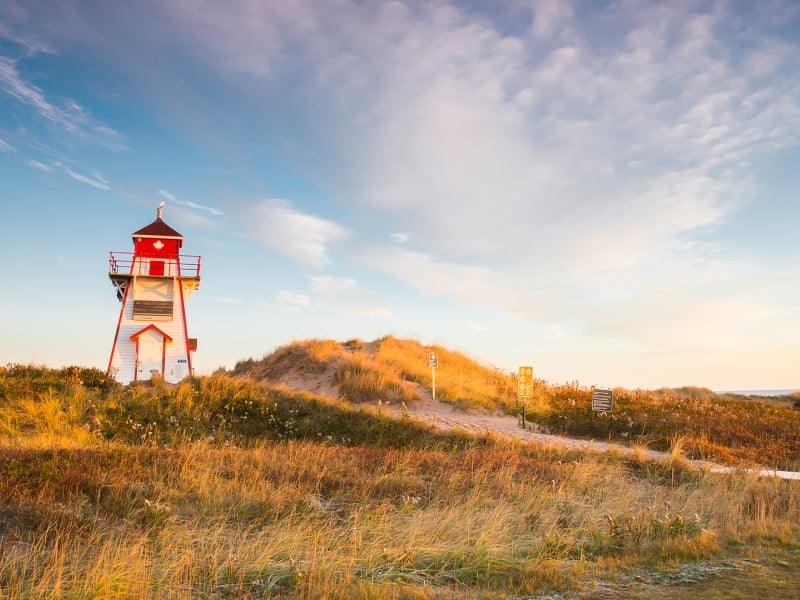 Covehead Lighthouse Fall