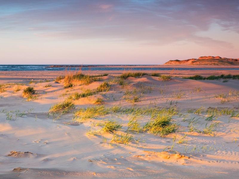 Tracadie Beach at sunset