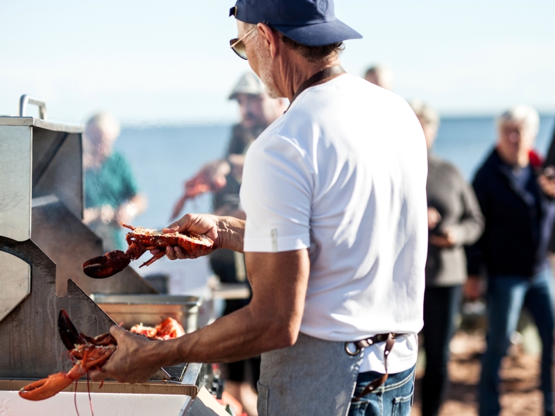 FallFlavours, lobster party, lobster, cooking, barbecue, crowd FallFlavours, lobster party, lobster, cooking, barbecue, crowd