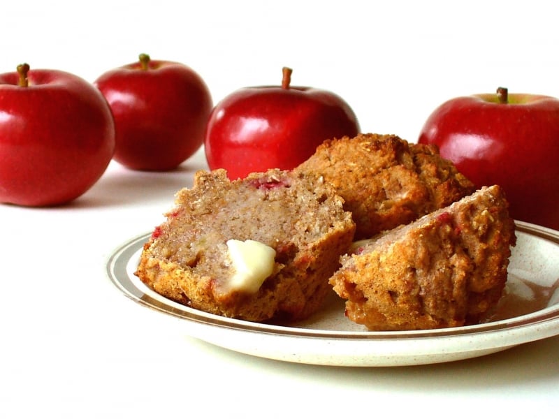 Apple Cranberry Muffins, apples