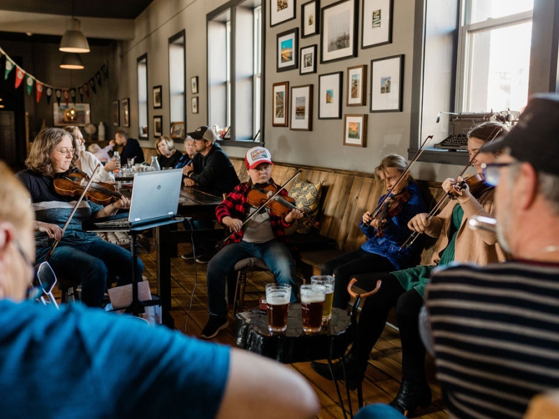 Celtic jam at Evermoore on Saturdays