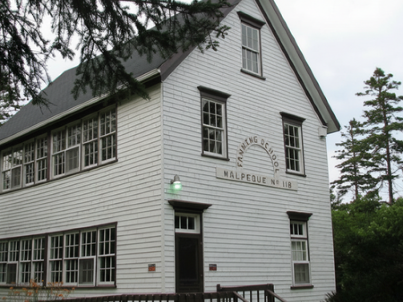 Exterior image of Fanning School, Cabot Beach Provincial Park