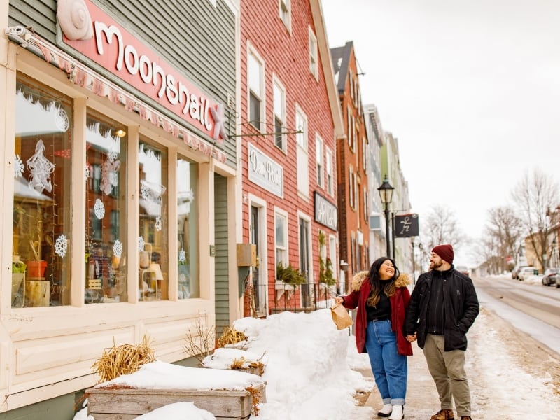 Downtown Charlottetown in Winter