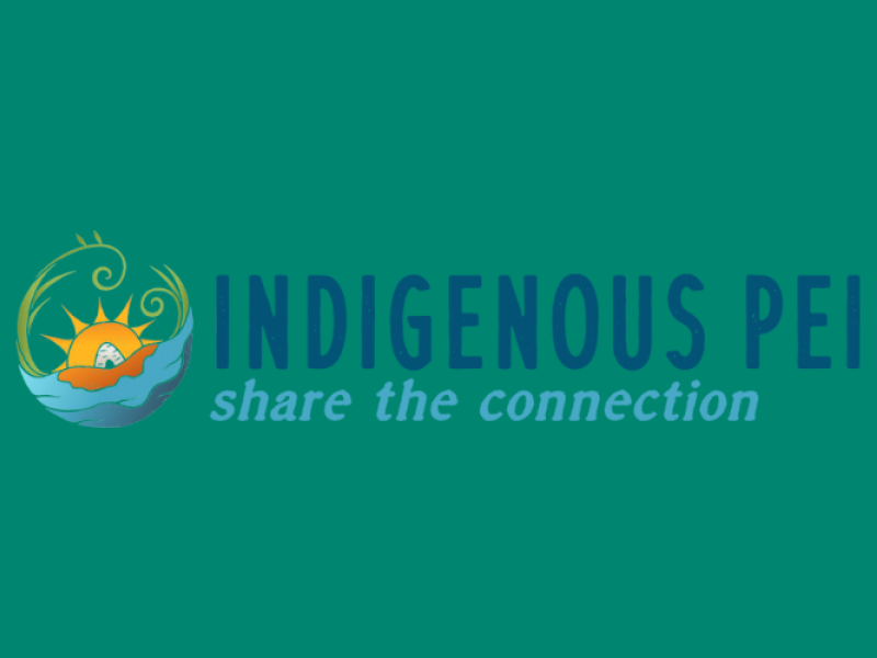 Indigeneous PEI logo on green background