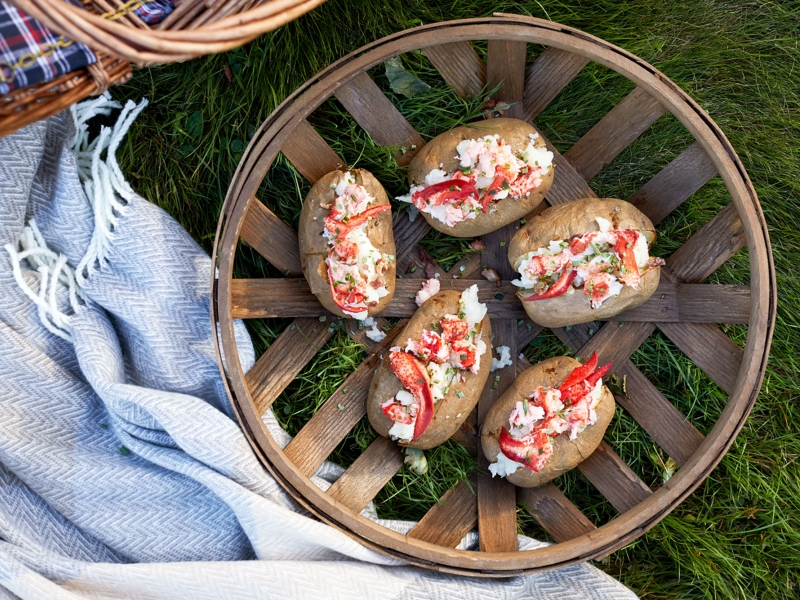 Lobster Stuffed Spuds Lobster Stuffed Spuds
