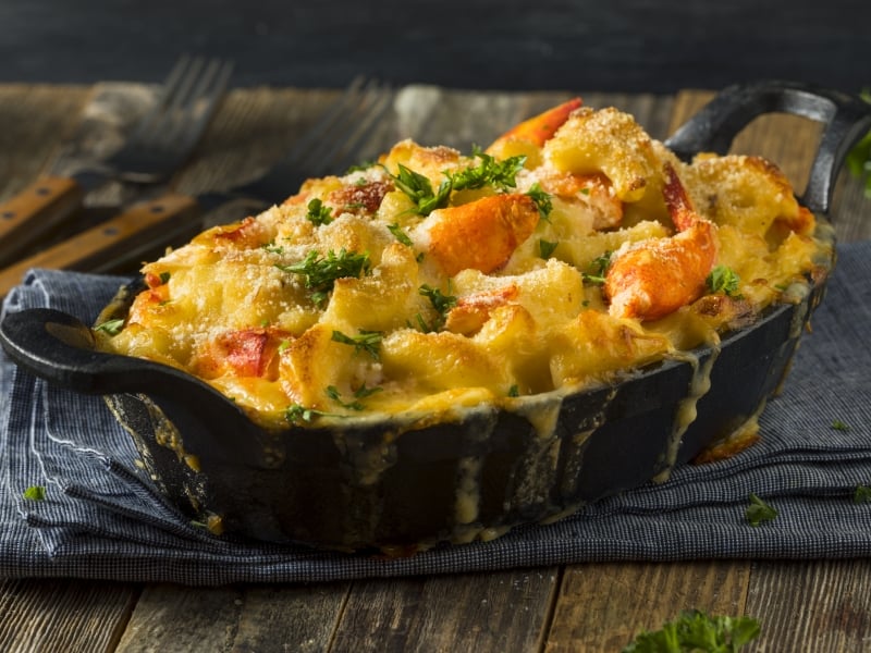 Baked Lobster Cheese Casserole