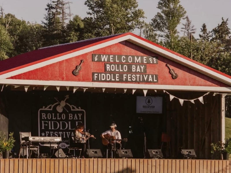 Exterior view of Rollo Bay Fiddle Festival stage
