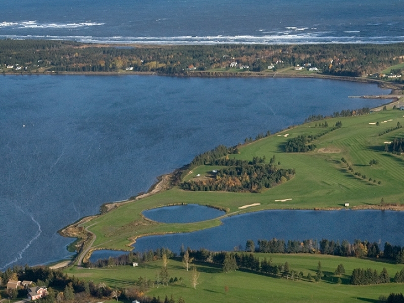 Aerial view of Stanhope Golf Course
