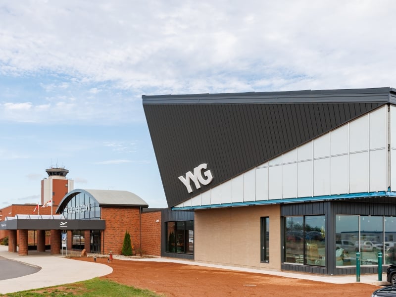 Exterior shot of YYG terminal
