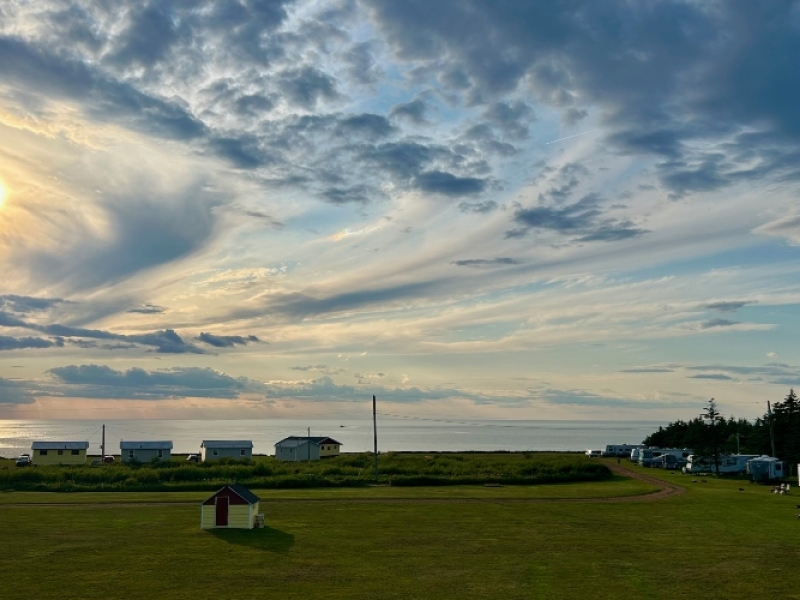 Big sky at Waterford Cottages & Campground