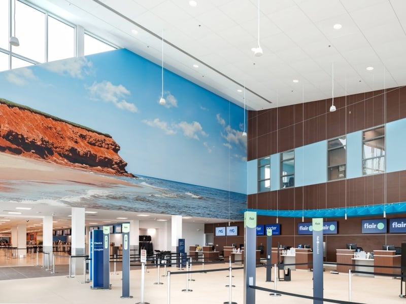 YYG Departures lobby