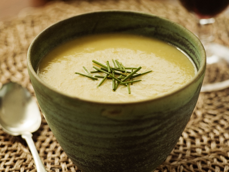 Yukon Gold Potato and Bacon Soup