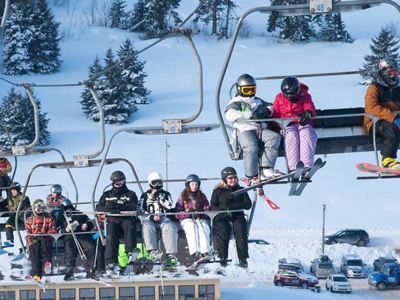 Chairlift at Mark Arendz Provincial Ski Park at Brookvale